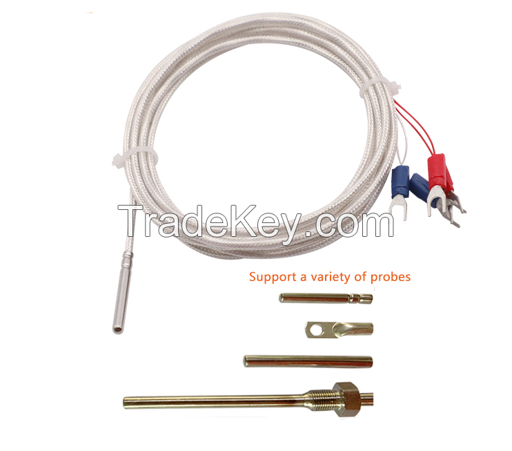 3 wires waterproof probe thermal resistance Thermocouples temperature sensor pt100