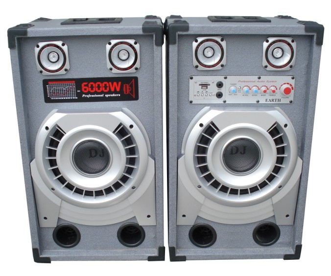 2.0 professional stage speaker with usb/sd/fm function