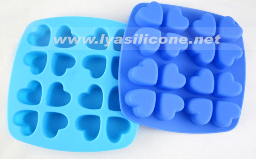 Heart-shaped Silicone Ice Grid