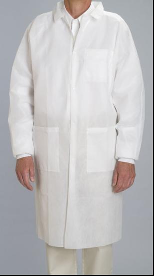 non-woven lab coat