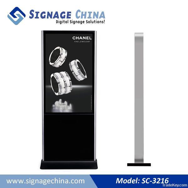 C-3216 HD Digital Floor Standing Indoor LCD Advertising Player