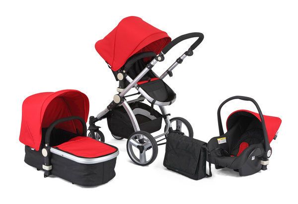 New and Luxury Design baby pushchair 3 in 1 Travel System with EN1888:2012 certificate