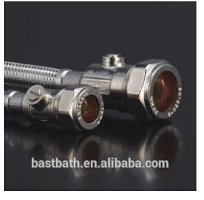 Flexible Hose with Stainless Steel Braided- Isolating Valve
