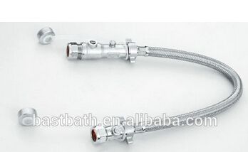 Flexible Hose with Stainless Steel Braided- Isolating Valve