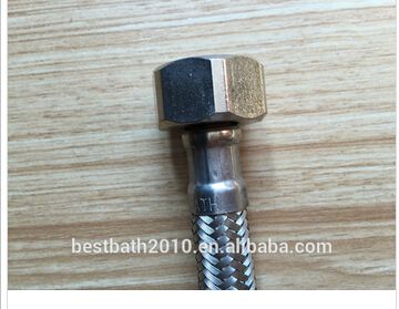 Long male connector with 3/8" nut