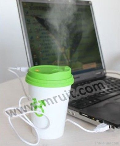 USB Cool Humidifier with coffee cup -shaped