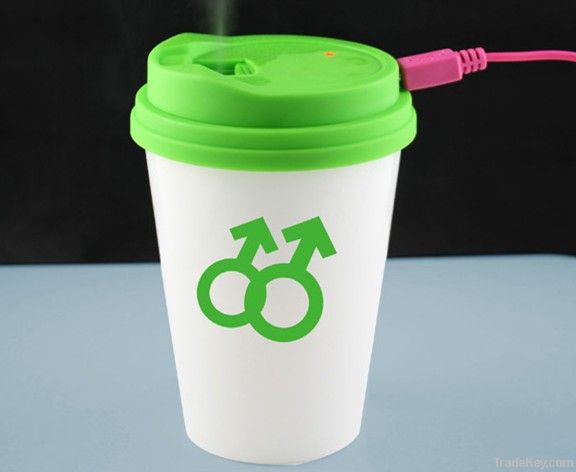 USB Cool Humidifier with coffee cup -shaped