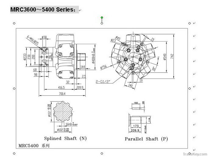 hydraulic motor MRC3600