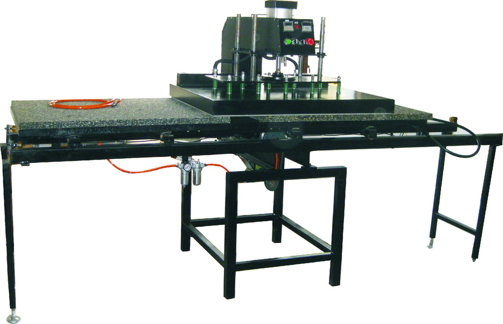 CE approvedautomatic pneumatic double stations heat transfer machine