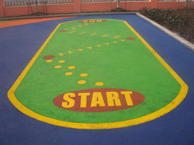 playground safety surface, PVC floor, rubber mulch, athletic track