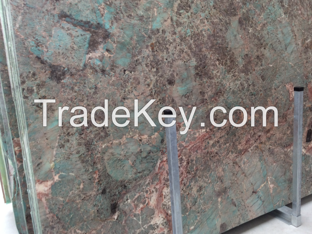 AMAZONITE - BLU BRASILIAN GRANITE SLABS