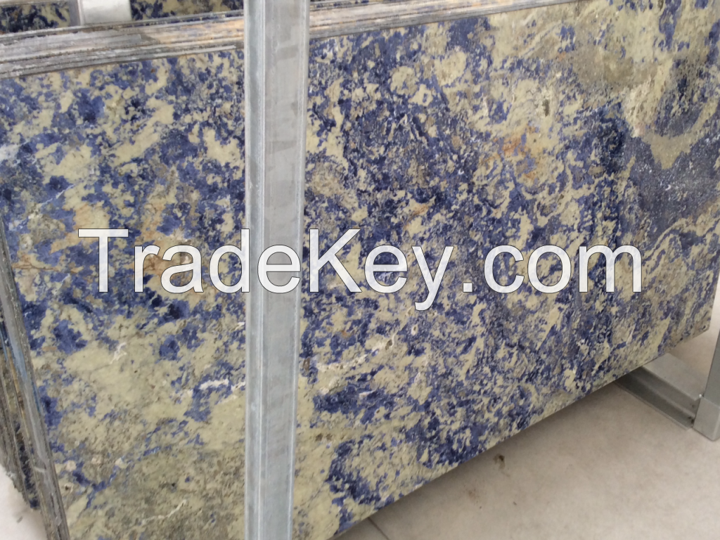 SODALITE  - BLU BOLIVIAN GRANITE SLABS