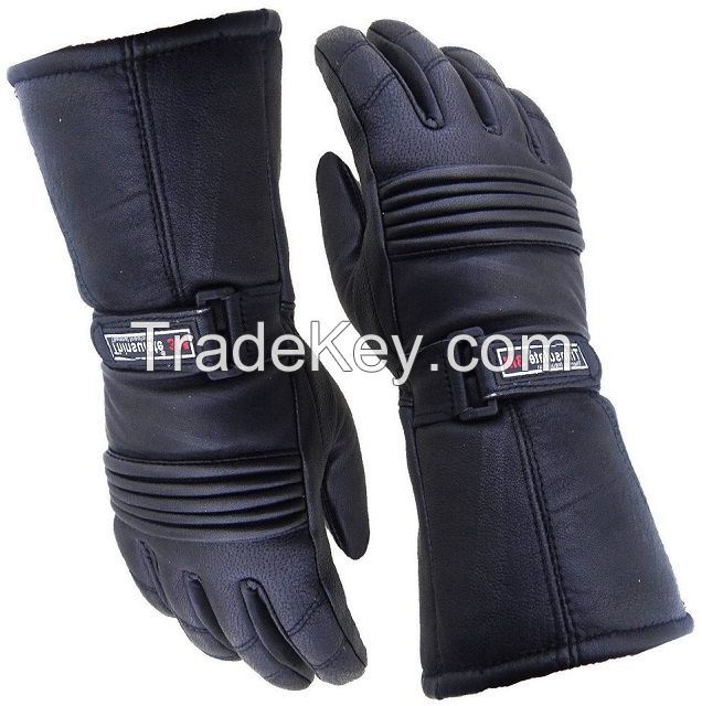 New Winter Latest Motorcycle Biker Ski Leather Gloves