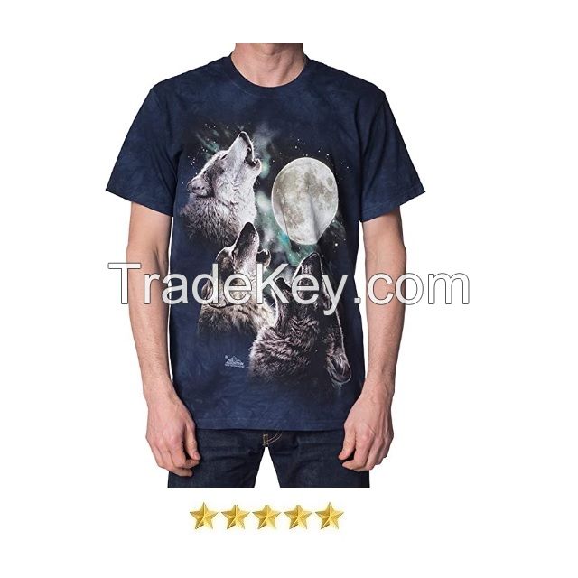 The Mountain Men's Three Wolf Moon Short Sleeve Tee