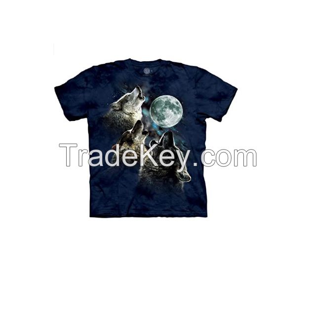 The Mountain Men's Three Wolf Moon Short Sleeve Tee