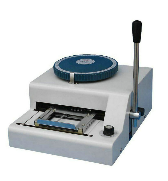 credit card embossing machine