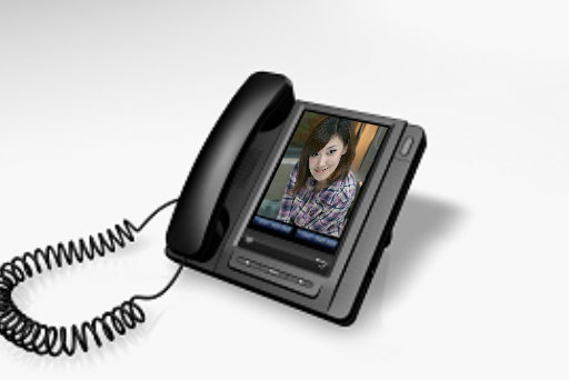 Touch screen telephony office digital photo frame