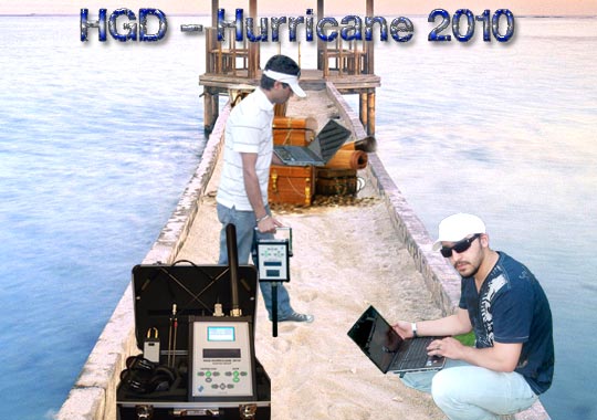 HGD - HURRICANE 2010 GPR Professional METAL DETECTORS