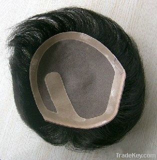 Toupee/ Hair Replacement/ Men's Wig/ Hair Piece