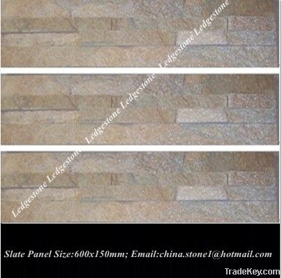 NATURAL SLATE LEDGESTONE 150X600MM