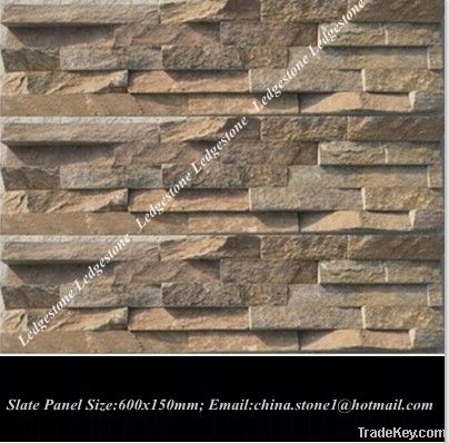 NATURAL SLATE LEDGESTONE 150X600MM