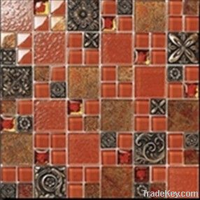 Mosaic Tiles-Glass With Resin