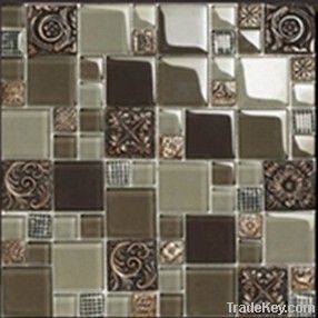 Mosaic Tiles-Glass With Resin