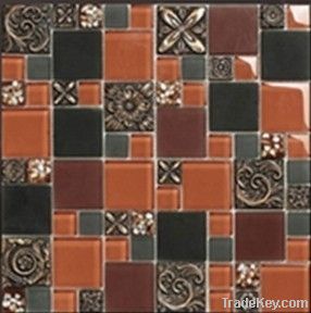 Supply Glass With Resin Mosaics