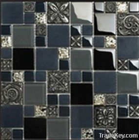 Resin Crystal Glass Mosaics for Floorings