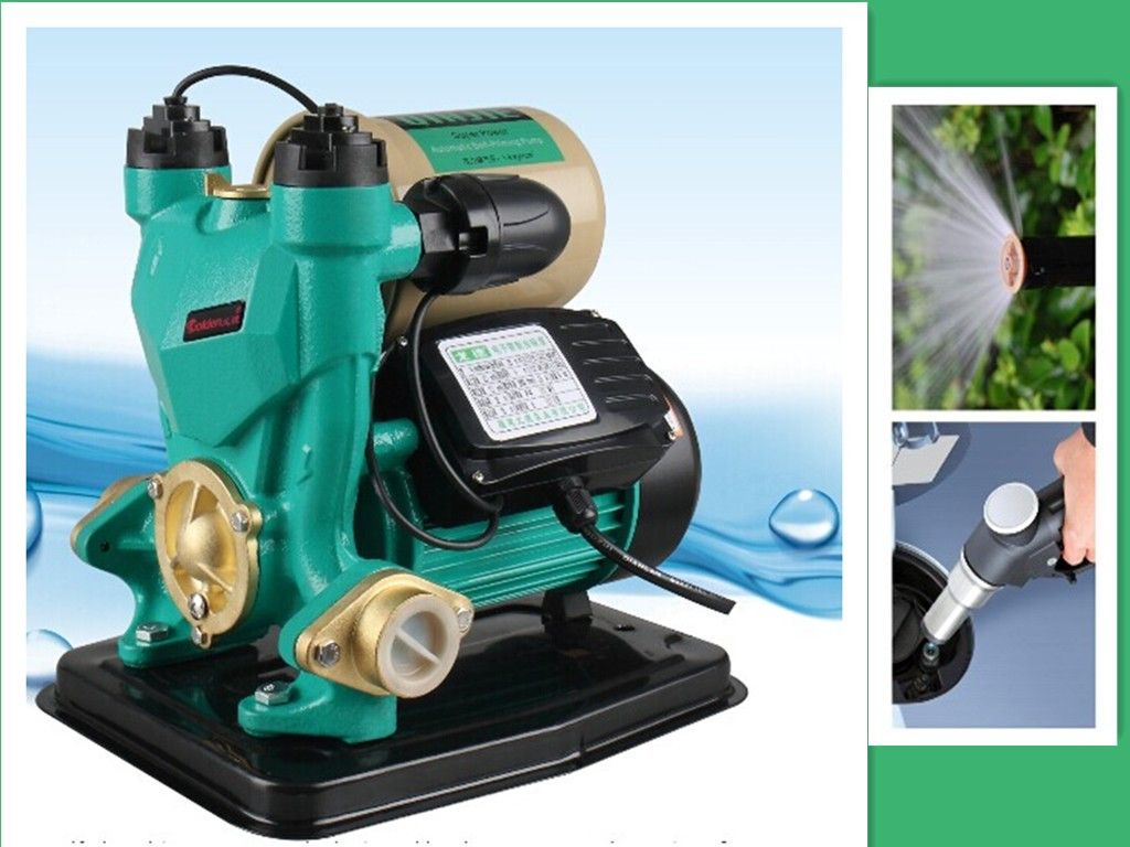 Screw and Impeller Structure Self-Priming Electric Garden Pumps
