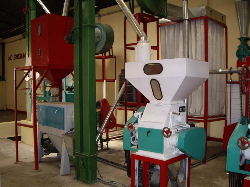 Maize flour mill machinery