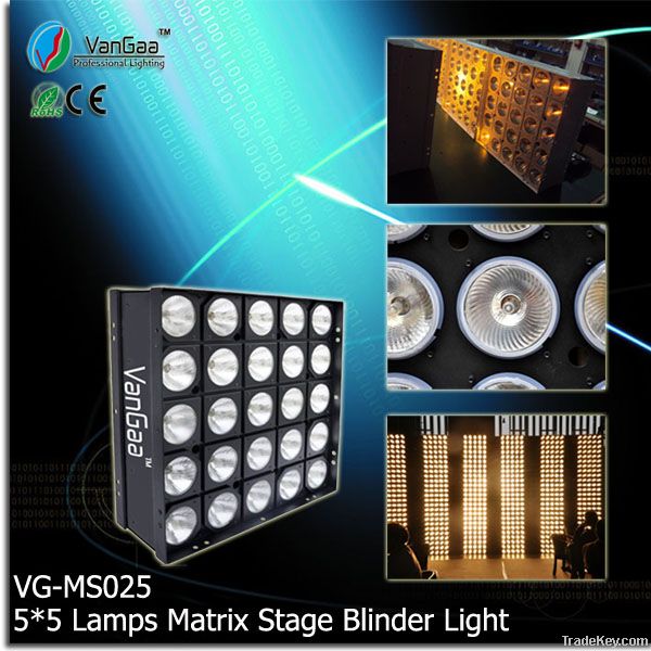 5x5 Lamps Matrix Quad Stage Blinder Light