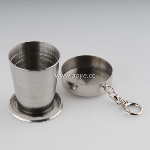 stainless steel folding cup, shot glass