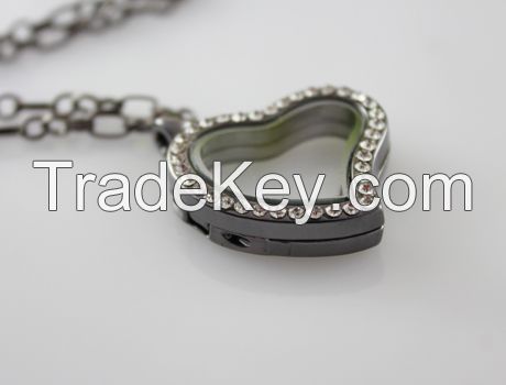 Floating glass Lockets, Memory Lockets for necklace , Memory Locket, Floating locket, Love locket, Charm locket,