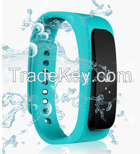 2015 Hot selling smart sports health bracelet, bluetooth health wristband 