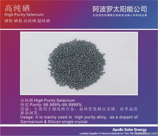 Selenium powder/grain(99.99%-99.9999%)
