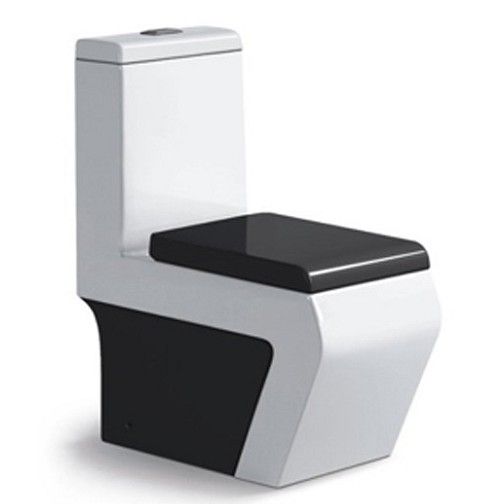 Bathroom one piece color ceramic toilet