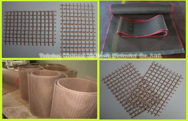 Teflon pen mesh conveyor belt PTFE belt Teflon belt