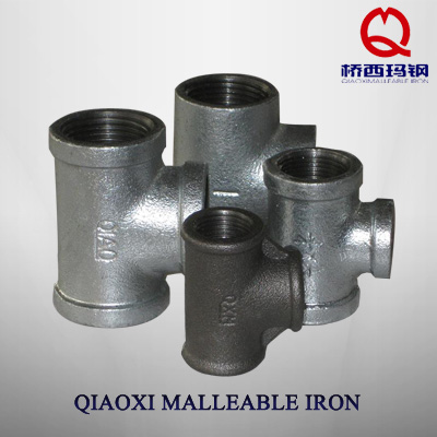 Malleable Iron Pipe Fittings, tee