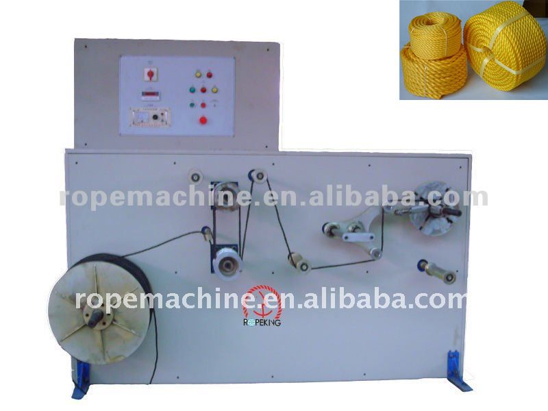 High efficient rope coiler machine for rope package