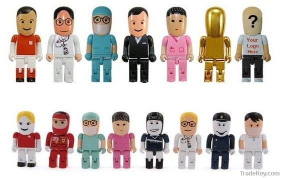 USB people with customized print