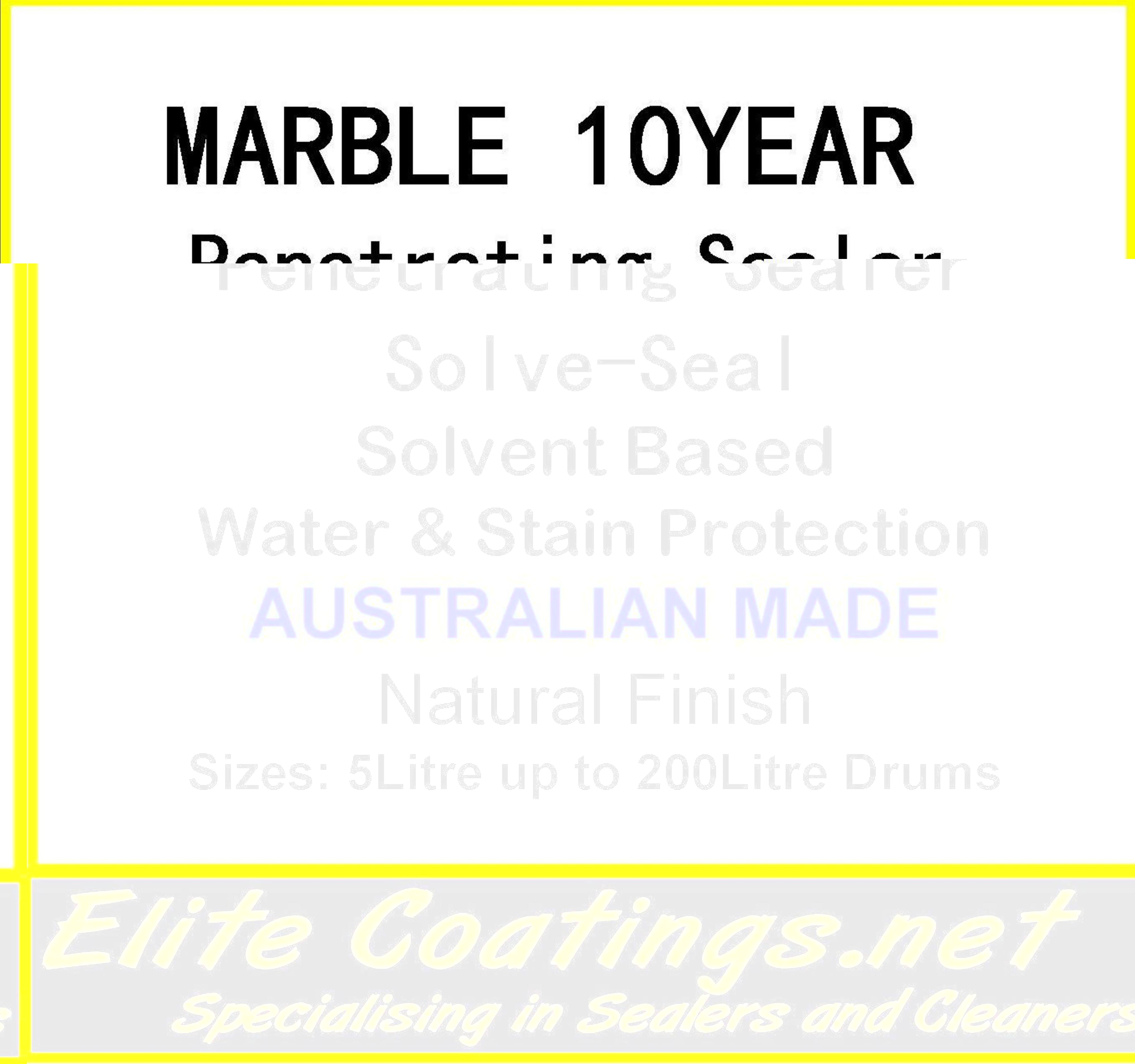 SOLVE-SEAL - 10 YEAR PROTECTION