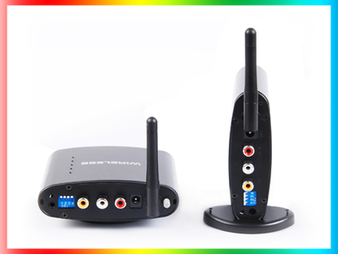 2.4G wireless AV senders & receiver
