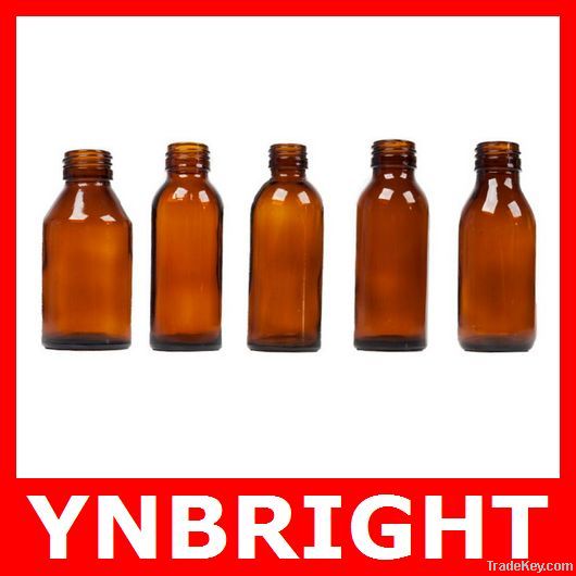 Amber/Brown Glass Pharmaceutical Bottle/Syrup Botte/Oral Liquid Bottle