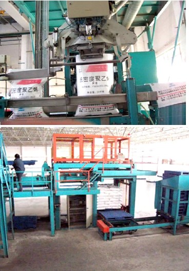 packing and palletizing line