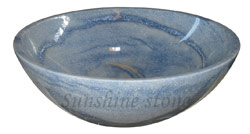 dream blue --round vessel sink