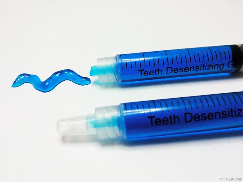 Teeth whitening desensitizing gel