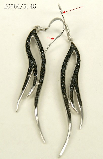 925 silver earring