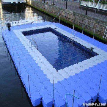 plastic floating pontoon
