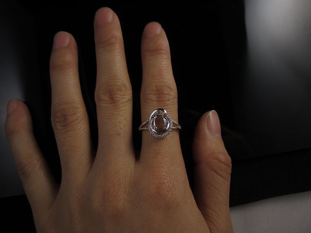 Oval Stone Engagement Ring